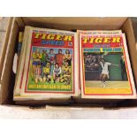 Approx 300 Tiger comics 70s & 80s.