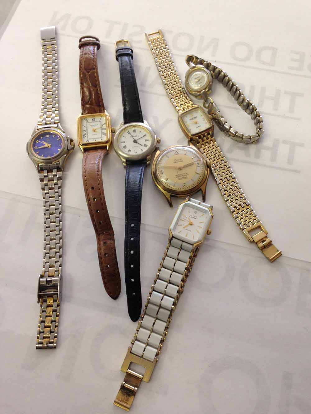 A collection of old watches to include a Kimex Nivaflex automatic shockproof with 25 jewels in
