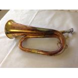 A brass & copper bugle