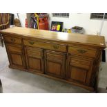 A modern dining room sideboard. 189cm long