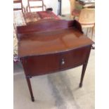 An Edwardian mahogany wash stand approx 80cm wide.