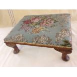 A Victorian footstool.