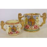 2 Paragon King George VI Coronation loving cups.