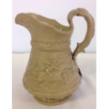 19th century Ridgway 'Tam O'Shanter' relief moulded jug. 23cm tall.