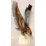 A West German ceramic figure of an Eagle. 40cm tall.