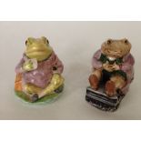 2 Beswick Beatrix Potter figures - Mr Jackson & Mr Jeremy Fisher.