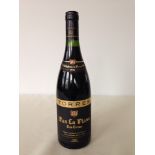 A bottle of Torres Gran Coronas Mas La Plaua Cabernet Sauvignon 1994