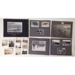 A small collection of original military & naval photographs c1930-50s. To include The Queens Bays at