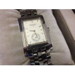 A Gents Longines stainless steel wristwatch model # L5.655.4.166 in full working order with original