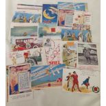 Approx 50 reproduction 'Shell Motor Spirit' advertising postcards.