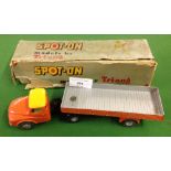 Boxed Spot On lorry and trailer.