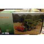 A boxed Universal Hobbies 1:32 scale Class Matador Gigant (1960-1969) harvester. As found, exhaust