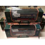 3 boxed Corgi Eddie Stobart short wheel base lorries - 2 Scania & 1 Volvo with close coupled