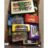 Quantity of boxed diecast models by various manufacturers.