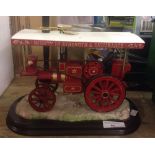 A Leonardo resin model of a traction engine approx 1:16 scale