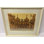 A Robert Tavener A.R.E. Artist's proof print 'The Royal Pavilion (No.2) Brighton series. Signed in