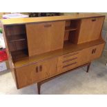 A G-Plan Fresco retro design high sideboard, 6' 6" long.