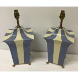 A pair of Porta Romana designer table lamps