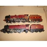 A pair of OO Gauge locomotives to include a Hornby Patriot in LMS livery and a Tri-Ang Princess