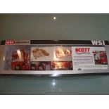 A WSI 1:50 scale limited edition articulated lorry in Scott Trawlers livery. VG-E in G-VG box (1)