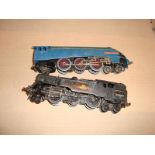 A pair of Hornby Dublo locos to include a Sir Nigel Gresley (no tender) and a 2-6-4 tank engine