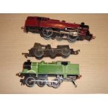 A pair of Hornby Dublo 3 rail locos for spare or repair together with an additional Tri-Ang