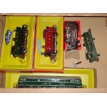 A group of Hornby locos to include an A-1-A Diesel, GWR Pannier, both VG in G boxes and two others