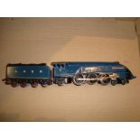 A Hornby Dublo loco professionally converted to 2 rail in LNER blue livery, numbered 7, named Sir