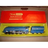 A Tri-Ang Hornby OO Gauge R864 Coronation Class loco in LMS blue livery, numbered 6220, missing