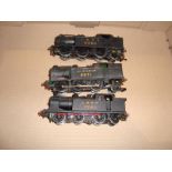 A group of 0-6-2 tank engines in LNER livery, modified RTR and kit built.  F-G (3)