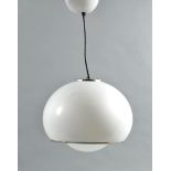 A 1960's Harvey Guzzine Italian ceiling light, 13"diam.