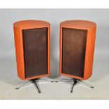 A pair of KEF concerto loud speakers, 28" x 17" x 12".
