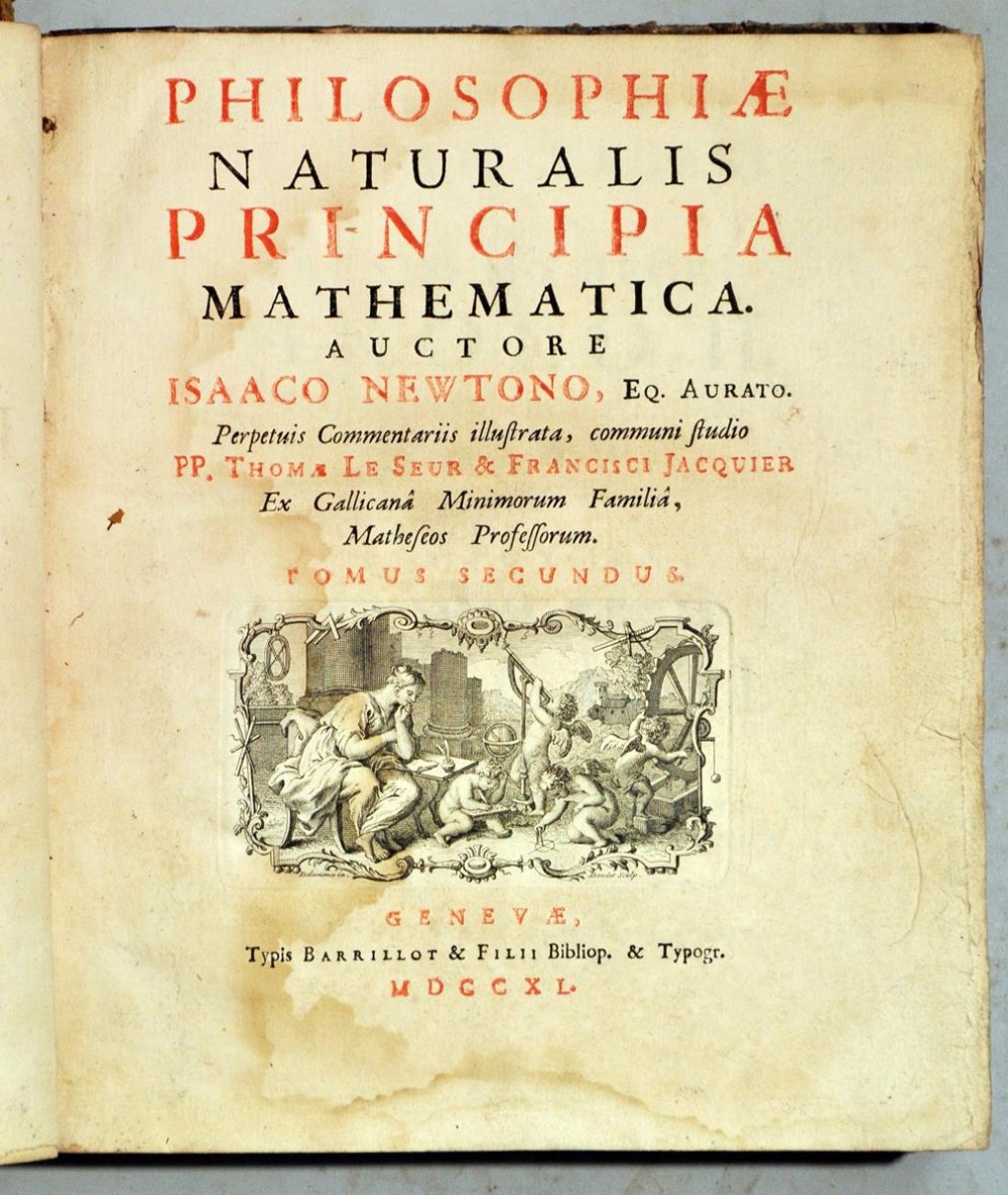 A book - Philosophiae naturalis principia mathematica auctore Isaaco ...