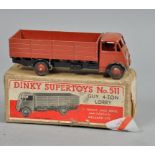 A Dinky Supertoys no.511 Guy 4ton lorry, painted red.