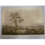 An early 19th century aquatint "A View of the Mounts Bay in Cornwall" after James Tonkin of Penzance