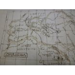 A 19th century sketchbook of hand-drawn maps by George Hext,            St. Mabyn 1833