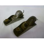 Two various old Stanley all steel smoothing planes