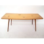 A 1950's Heals satinwood and marquetry c