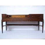 A George III mahogany square piano, inla