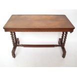 An early Victorian rosewood centre table