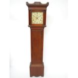 A George III mahogany longcase clock, th