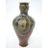 A Royal Doulton vase by Frank butler, of