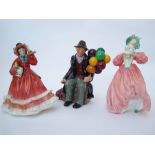 Three Royal Doulton figurines, The Ballo