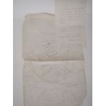 Autograph letter, Lamartine, Alphonse de
