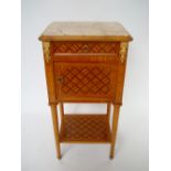 A late 19th Century French satinwood ros