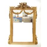 A large 19th Century French gilt gesso c
