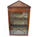 An Edwardian mahogany display cabinet, s