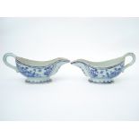 A pair of 18th Century Chinese export bl