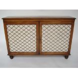 A Regency mahogany low side cabinet,
