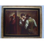 Hamish Blakely 'Hide and Seek' limited edition Giclee print on canvas 67/195, signed and framed.